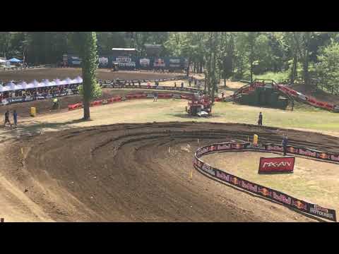 Herlings leading Tomac at Ironman Raceway