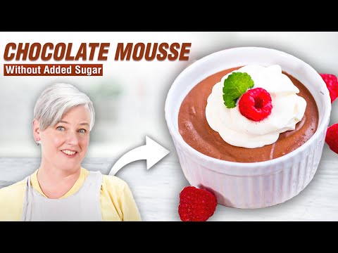 Make Delicious Chocolate Mousse in 6 Minutes! No Added Sugar