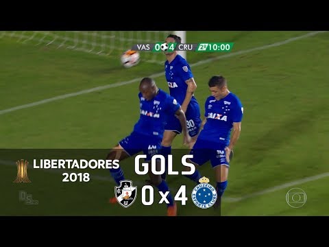 Vasco 0 x 4 Cruzeiro - Libertadores 2018 - Globo HD⁶⁰