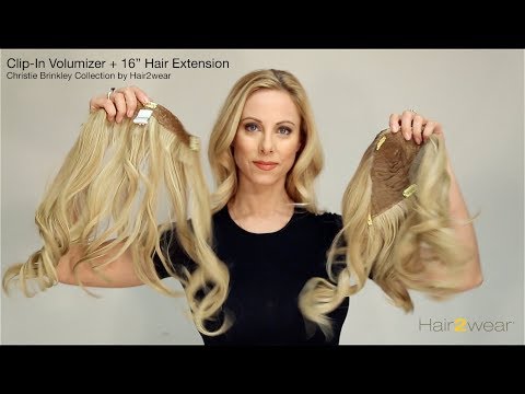 How to: Hair with Volume! Hair2wear Christie Brinkley Collection