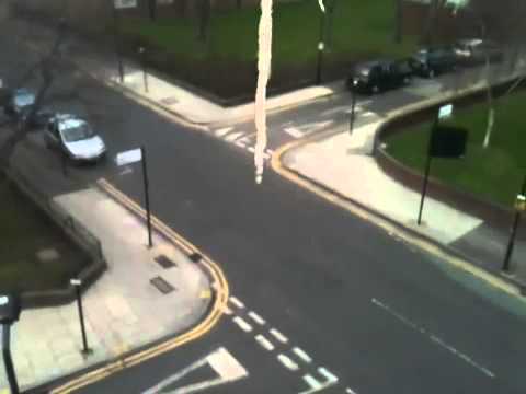 Missile hits whiston road