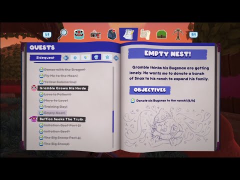 Bugsnax - Gramble Grows His Horde - Empty Nest!