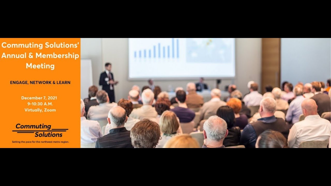 Commuting Solutions' December 7th, 2021 Annual and Membership Meeting