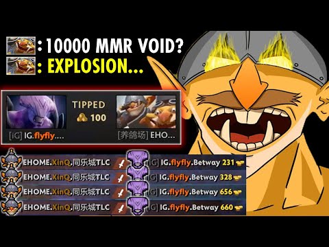 INSANE GAME!! TECHIES vs 10K MMR VOID! OMG OUTPLAYED RANK TOP 10 VOID | Techies Official