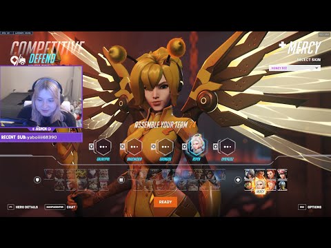 NEW MERCY SKIN HONEY BEE - ASPEN INSANE MERCY OVERWATCH 2 SEASON 3 GAMEPLAY