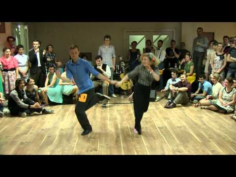 Dance Routine by Ekaterina Agaponova & Dmitry Vostrikov at Swinglandia 2013 Lindy Hop Strictly