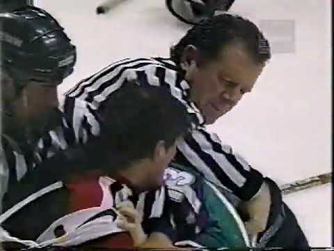 Ruslan Salei vs Sergei Krivokrasov & Brawl