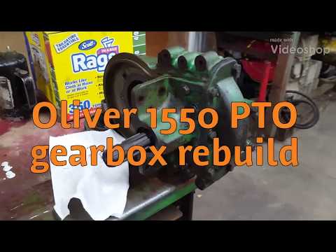 Oliver 1550 PTO gearbox rebuild