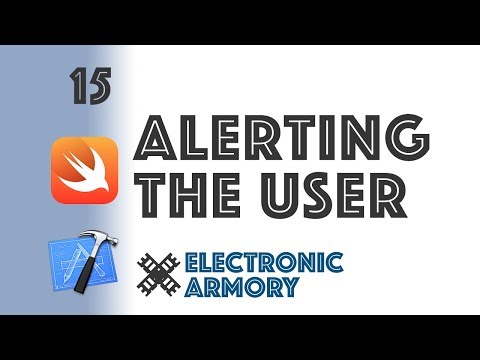 UIAlertController iOS Swift - Alerting and Asking the User Tutorial