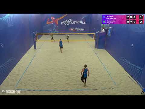 12:50 V. Antoniuk / Y. Yevdokymov - I. Romanenko / I. Skrynnik 21.08.2022 | Winners Beach Volleyball