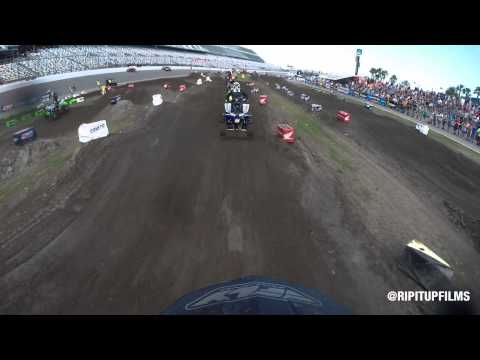 Thomas Brown Crash - Daytona ATV Supercross - 2015