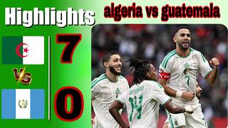 Replay Algérie Guatemala