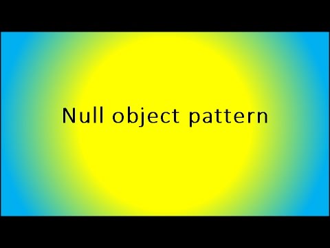 Null object pattern
