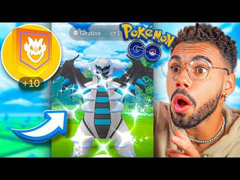 ACONTECEU DE NOVO… A FORMA *SHINY* MAIS FRACA DO GIRATINA… 🤡🤯😍 #pokemongo