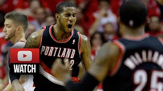 LaMarcus Aldridge - Clutch - Portland Trail Blazers - Houstons Rockets - Game 1