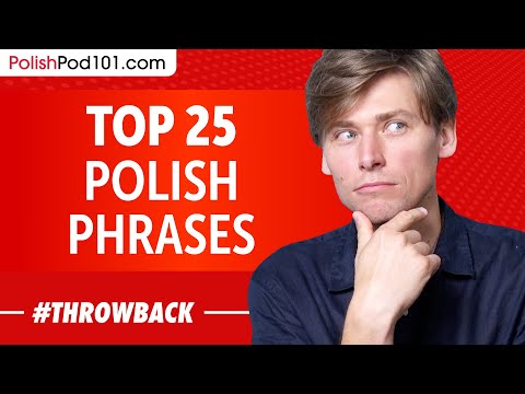 Top 25 Polish Phrases - Polish for Everyday Life