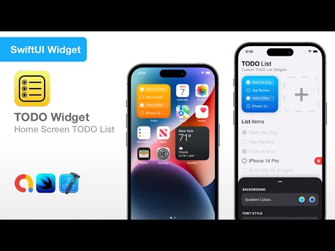 TODO Widget - SwiftUI TODO List + Home Screen Widget | Full Xcode Source Code Project