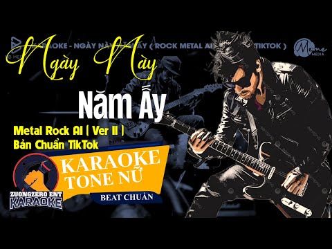 Karaoke | Ngày Này Năm Ấy (Metal Rock Tone Nữ) - Việt Anh ft. TuAnhDao ♫ Em Đã Xa Anh Mất Rồi Người