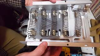 How to Remove and Replace a KENMORE Clothes Dryer Heating Element (Model 110.64742400)