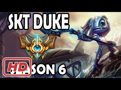 SKT T1 Duke Fizz vs Rumble TOP Ranked Challenger Korea