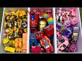 Box full Yellow BUMBLEBEE Transformers Toys & Robot Tobot Car - Rise of Beasts Optimus Revenge Movie