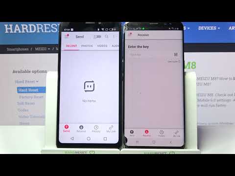 Transfer files from Meizu M8 Lite to an Android Device – Use Send anywhere