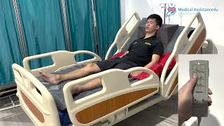 How To Use A Motorised 2-function Hospital Bed?