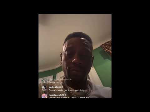 Boosie shows how to charge his ankle bracelet and him getting fluids