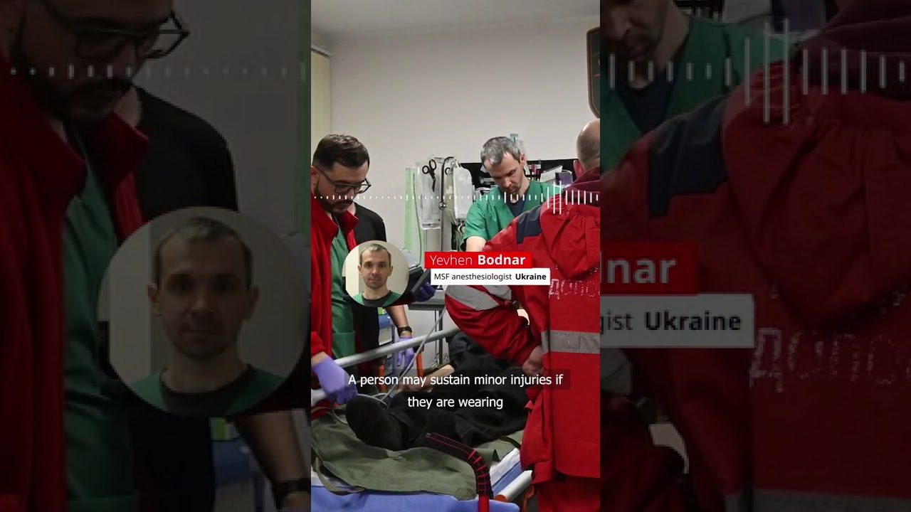 Responding to drone attack injuries in Ukraine