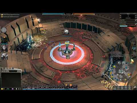 Dawn of War 3 Lybraesil Eldar, Goffs Orcs VS Charcardons Space Marines 3v3