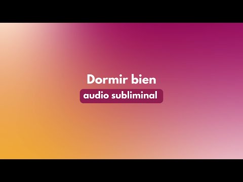 Duerme bien, descansa  - 🎧 Audio subliminal SILENCIOSO (Super poderoso)