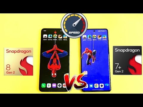 Snapdragon 8Gen2 vs 7+Gen2 Speedtest 🔥🔥🔥