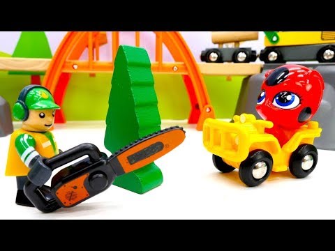 Tolle Brio Toys - Spielzeug aus Holz - Tikki und Plagg packen Spielsachen aus