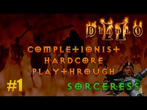 [D2 #01] Diablo 2 Completionist Hardcore Playthrough - Evil Beware! (Normal Act I)