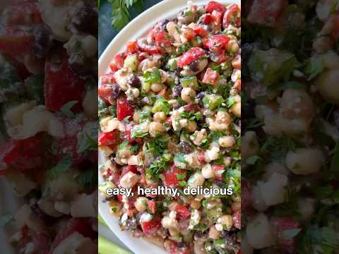 Dense Bean Salad (High Protein)