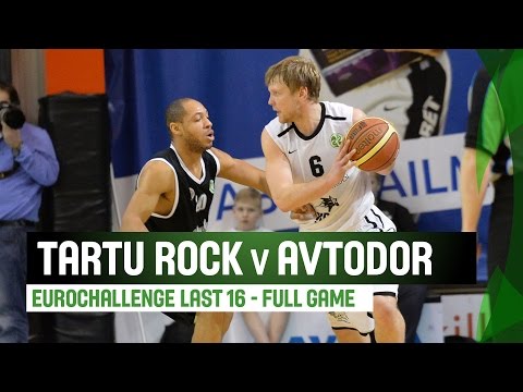 Tartu Rock (EST) v Avtodor (RUS) – Full Game – Last 16 – 2014-15 EuroChallenge