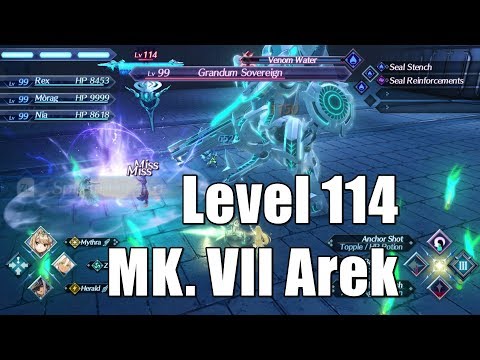Xenoblade Chronicles 2 Mk. VII Arek level 114 Superboss