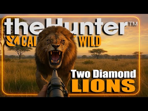 Two Diamond Lions and an Albino! | theHunter: Call of the Wild