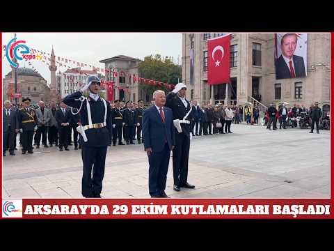 Aksaray’da 29 Ekim kutlamaları başladı