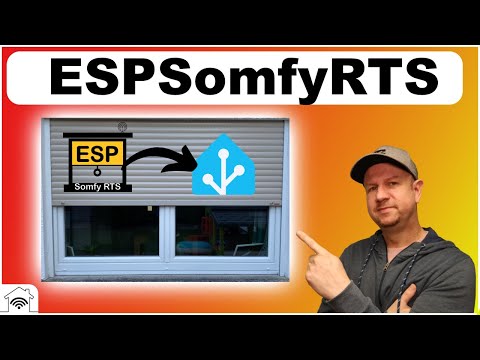 Somfy RTS ohne Cloud mit ESPSomfyRTS lokal in Home Assistant integrieren und Rollladen einrichten