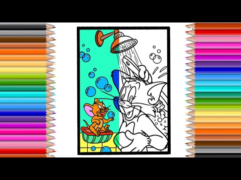 Tom And Jerry Coloring Pages | Cartoon Coloring | Coloring Pages Channel