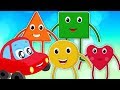 Façonner Chanson Apprendre Formes Shapes Song Little Red Car Française Comptines Des Enfants