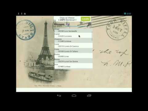 Demo Application Code Postal Francais