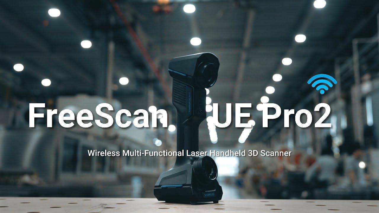 Shining 3D FreeScan UE Pro2 Metrology 3D Scanners Demo Video