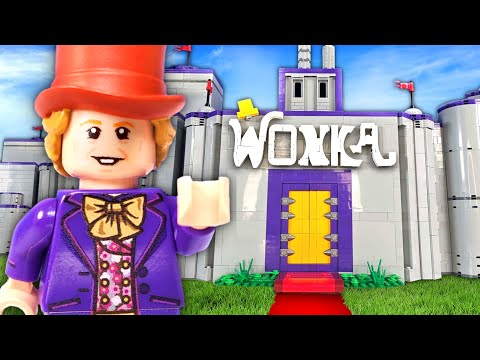 I Built Willy Wonka's Chocolate Factory in LEGO...