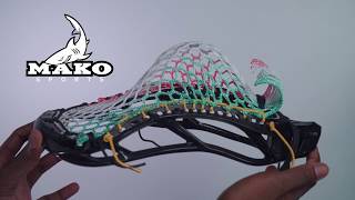 Maverik Tactik 2.0 Lacrosse Head Stringing Tutorial
