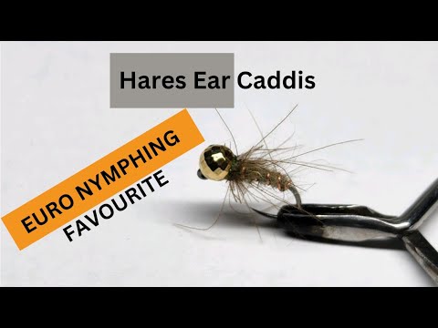 Hares Ear CADDIS with CDC collar || Weekly Fly Tying Video||Jig Nymph/Euro Nymphing Flies.