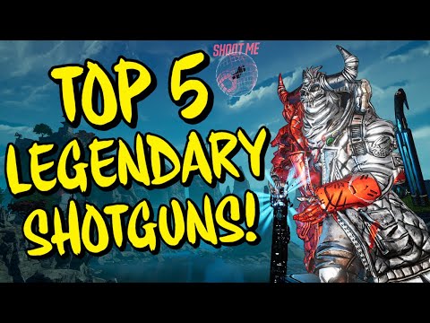 Borderlands 3: Top 5 BEST LEGENDARY SHOTGUNS at Level 65 - Best Shotguns For All Builds!