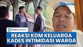 Reaksi KDM Keluarga Kades Intimidasi Warga karena Viralkan Jalan Rusak, Perintah Bupati Garut Audit