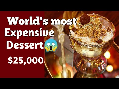 World's most Expensive Dessert ll Frrrozen Haute Chocolate worth $25,000 ll Barsha facts